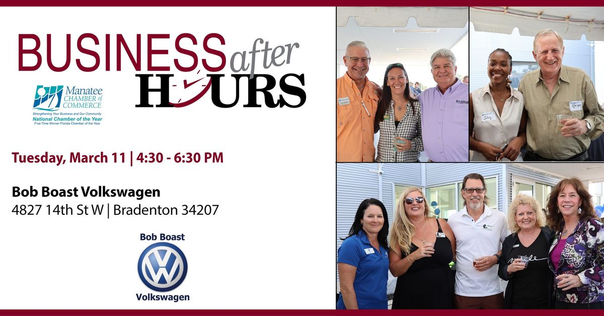 March Business After Hours - Bob Boast Volkswagen