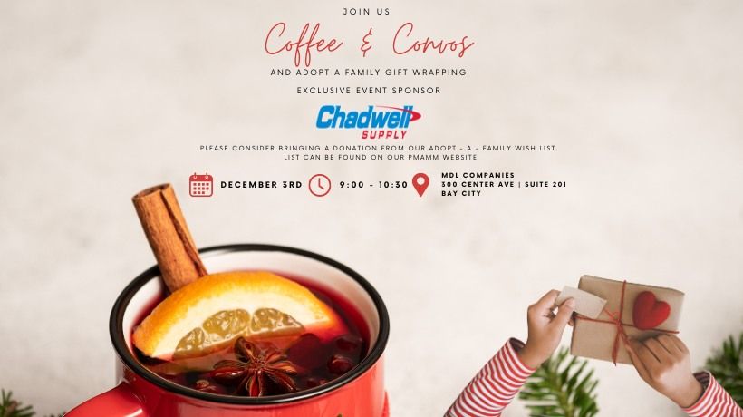 Coffee & Convos with Adopt a Family Gift Wrapping Featuring Chadwell Supply