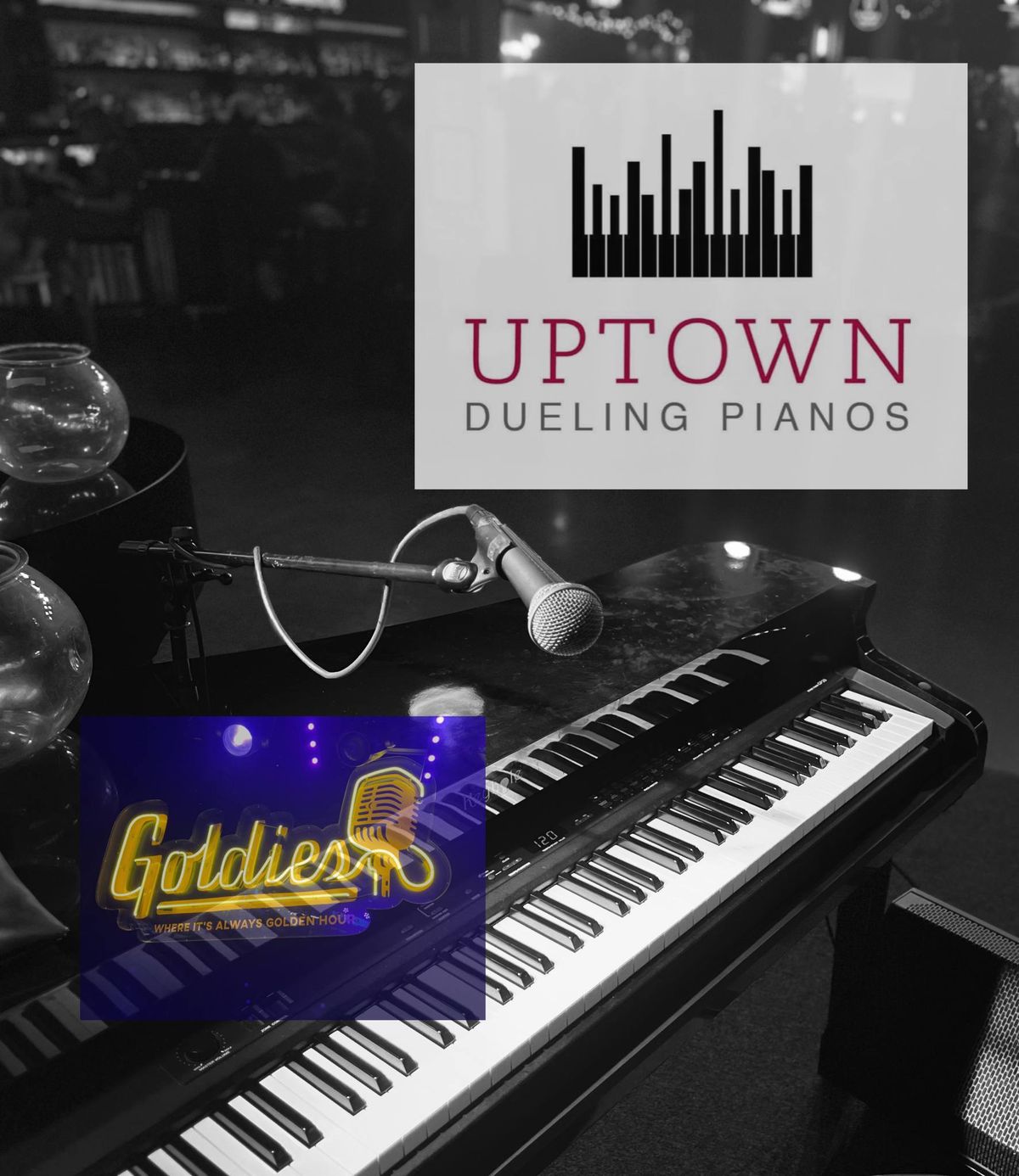 Uptown Dueling Pianos LIVE at Goldie\u2019s (Charlotte)