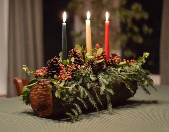 Natural Yule Log Workshop