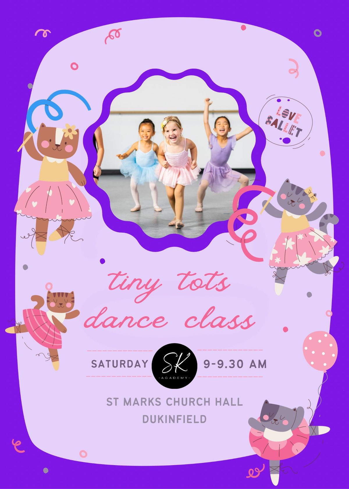 Tiny Tots Dance class