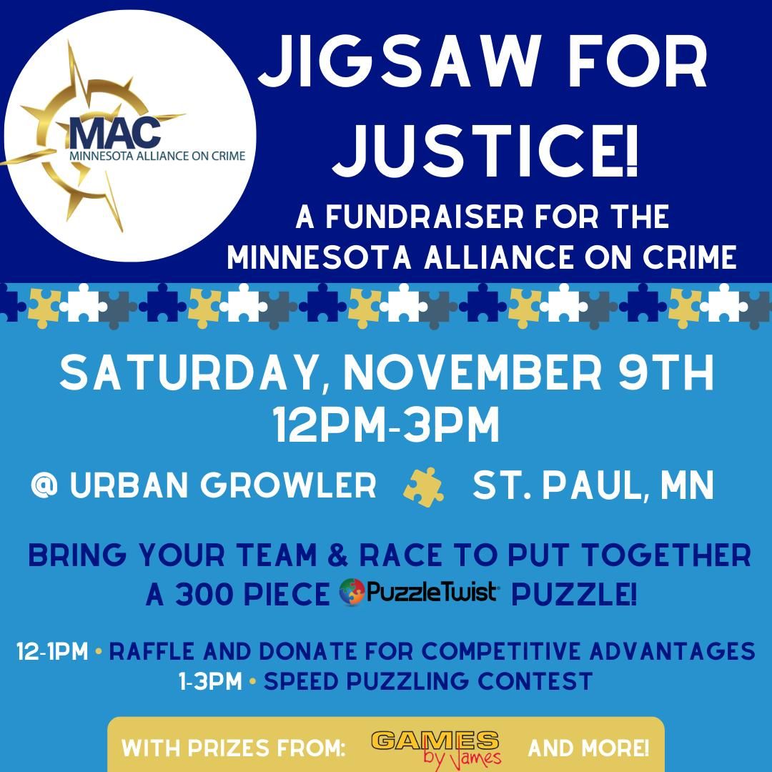 Jigsaw for Justice: A Fundraiser for the Minnesota Alliance on Crime