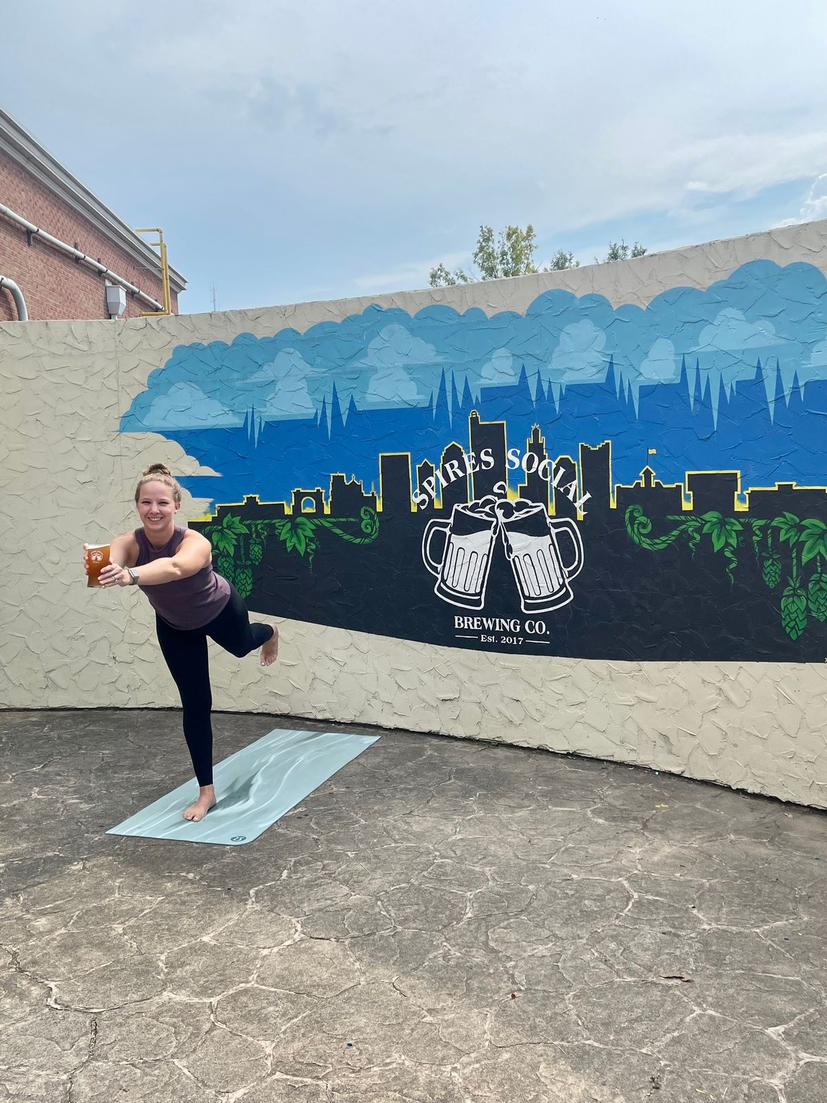 Pints & Poses Brewery Yoga