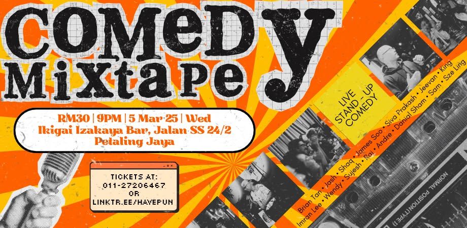 COMEDY MIXTAPE: A Curated Live Stand-Up Comedy Night