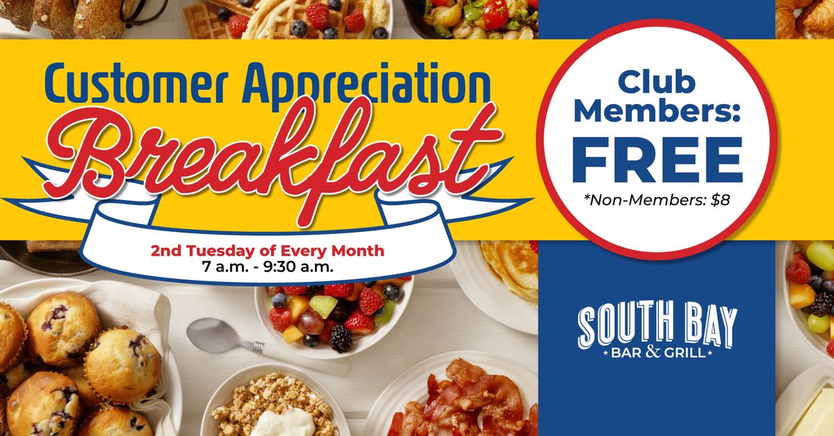 Club Member & Customer Appreciation Breakfast