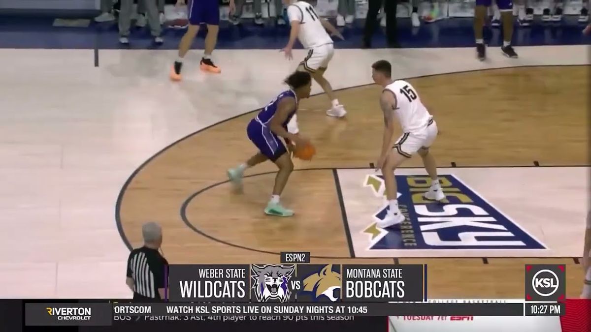 Montana State Bobcats at Weber State Wildcats Mens Basketball