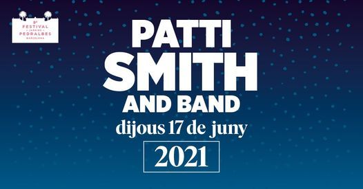 Patti Smith and Band - 9\u00e8 Festival Jardins Pedralbes