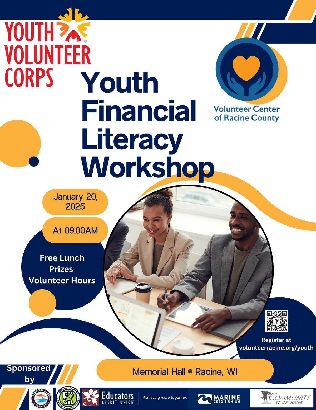 Youth Volunteer Corps: Youth Financial Literacy Workshop