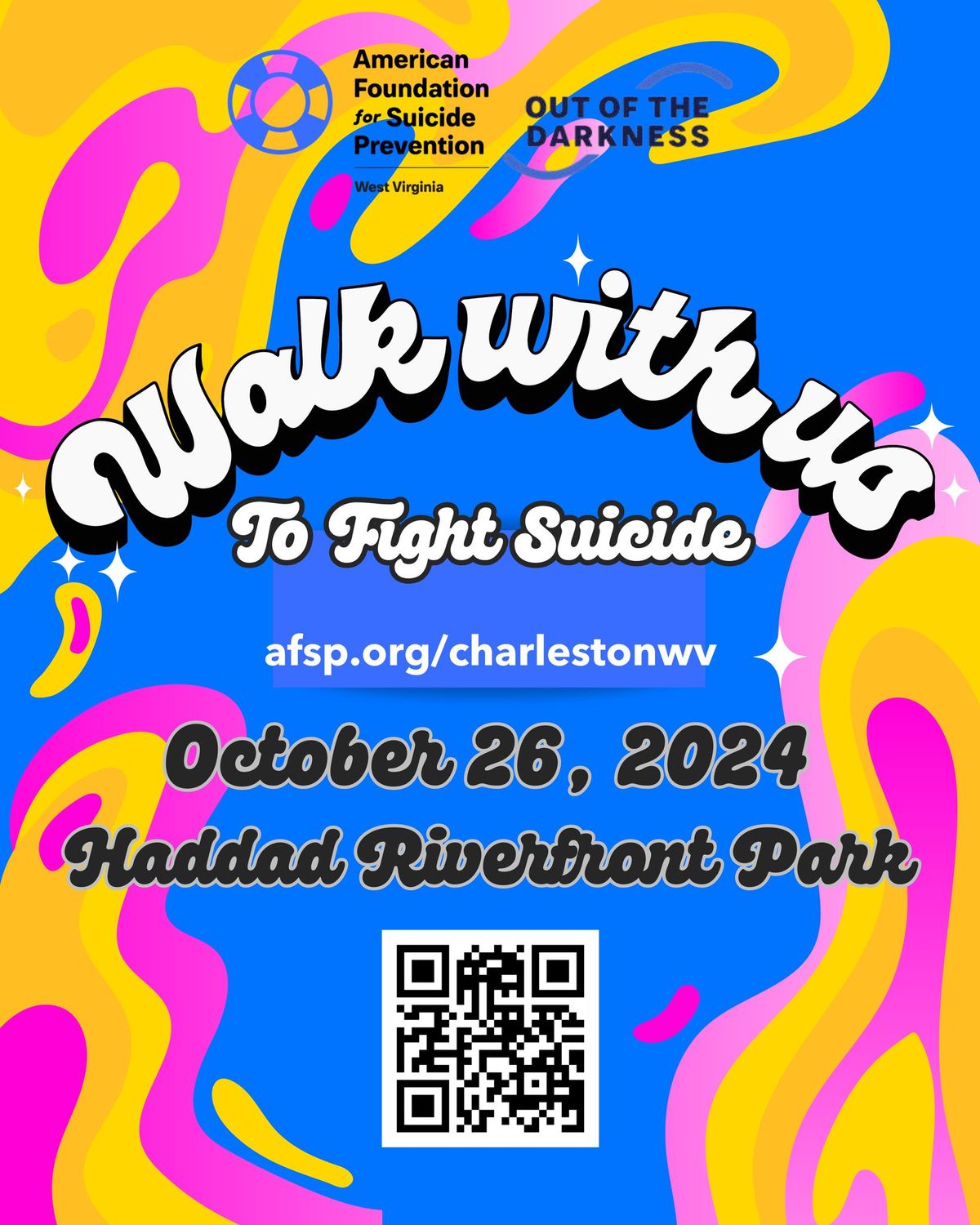 Charleston WV Out of the Darkness Walk to in Fight Suicide