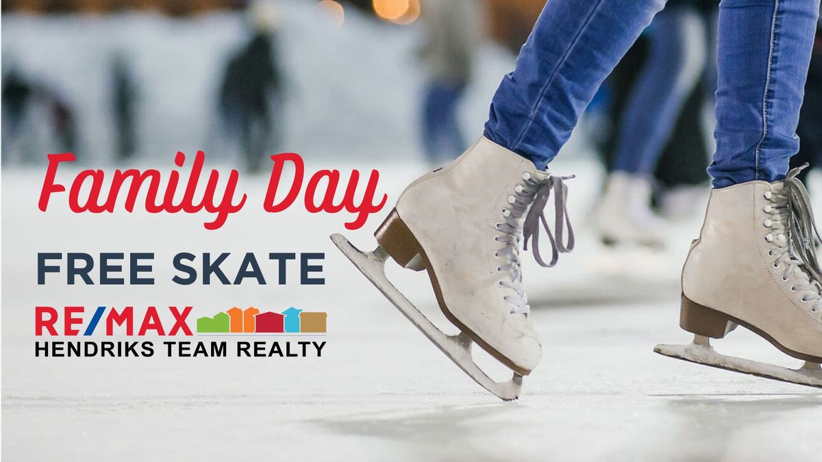 \u26f8\ufe0f Join us for a FREE FAMILY DAY SKATE