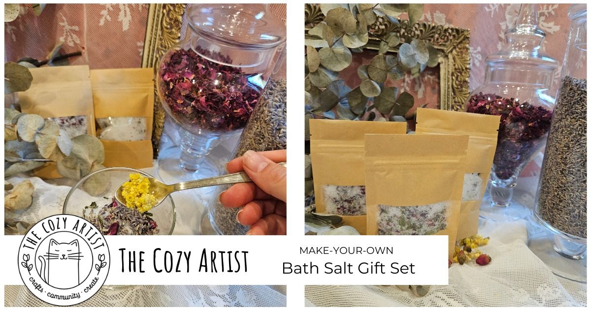 make-your-own Bath Salt Gift Set - perfect for Christmas!