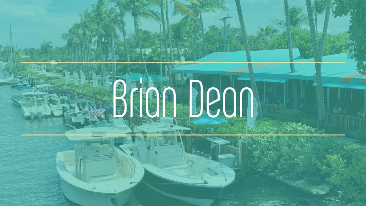 Live Music: Brian Dean