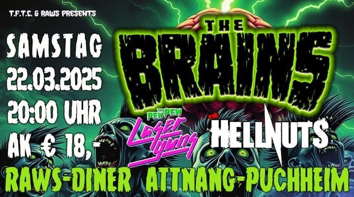 The Brains+Hellnuts+The Pew Pew Laserguns 