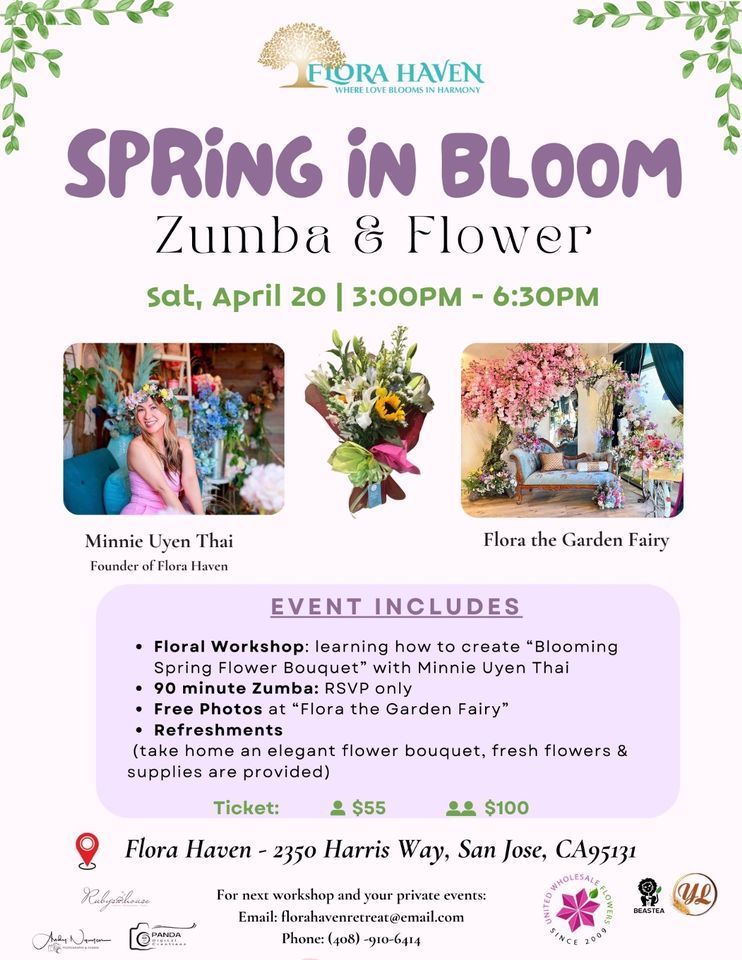 Spring in Blooms - Zumba & Flower ? ?? 