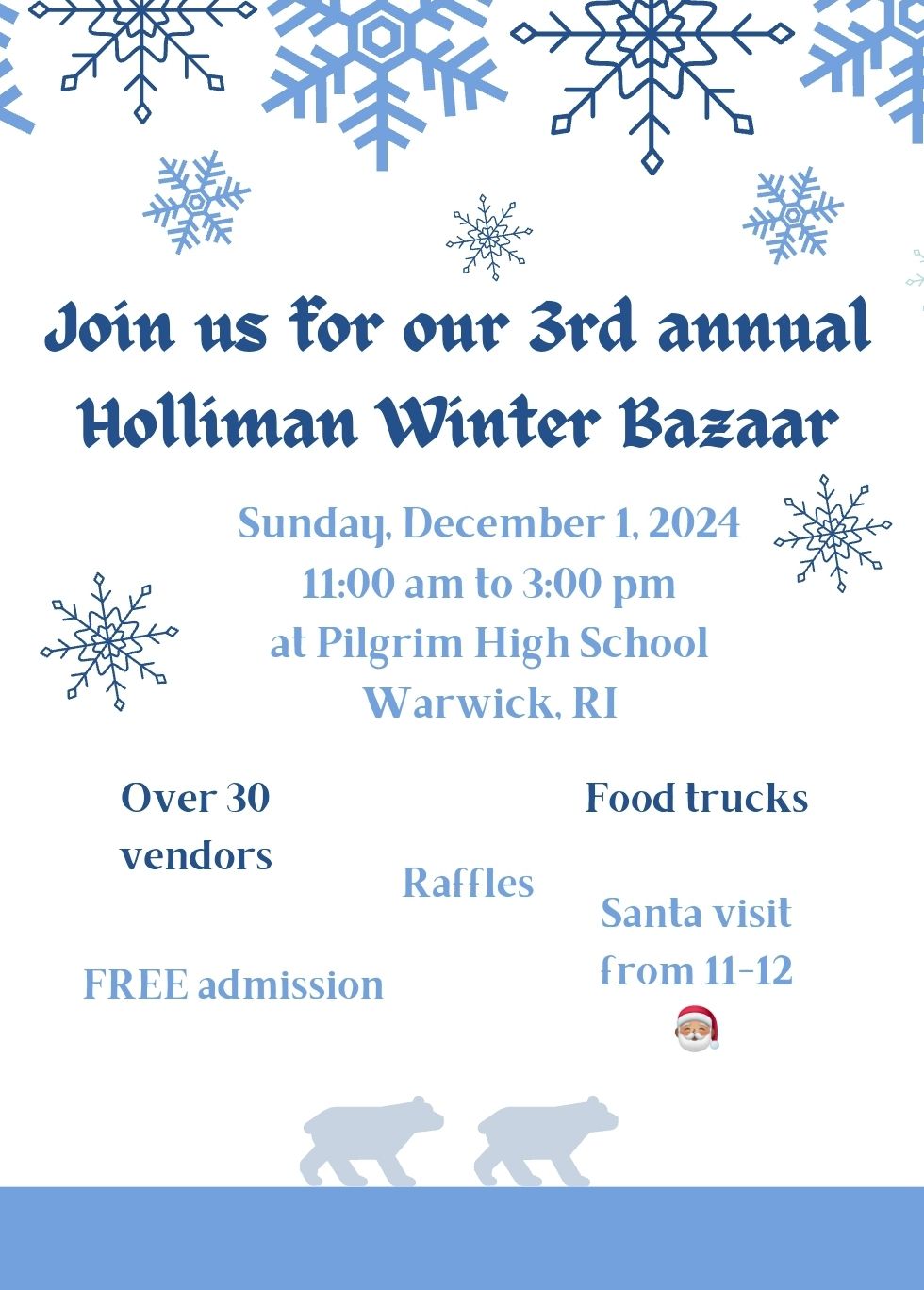 3rd Annual Holliman Bazaar