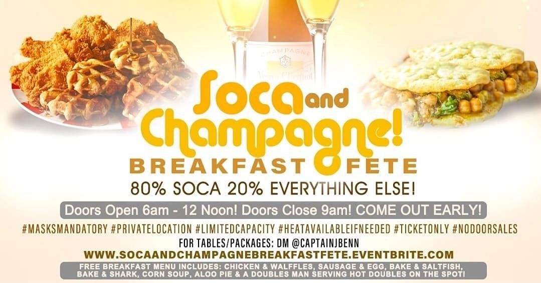 Soca Champagne Breakfast Fete Brooklyn 11 April 21