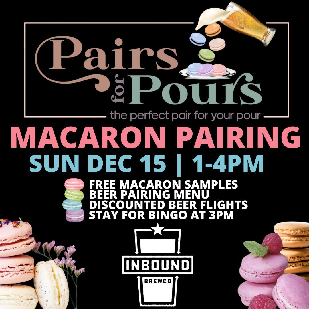 Inbound's first macaron & beer pairing party!