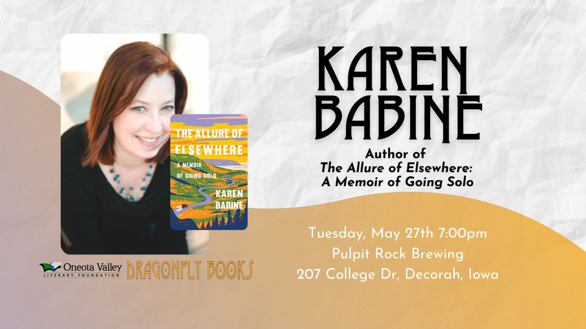 Karen Babine | The Allure of Elsewhere | Reading, Q&A, and Signing!