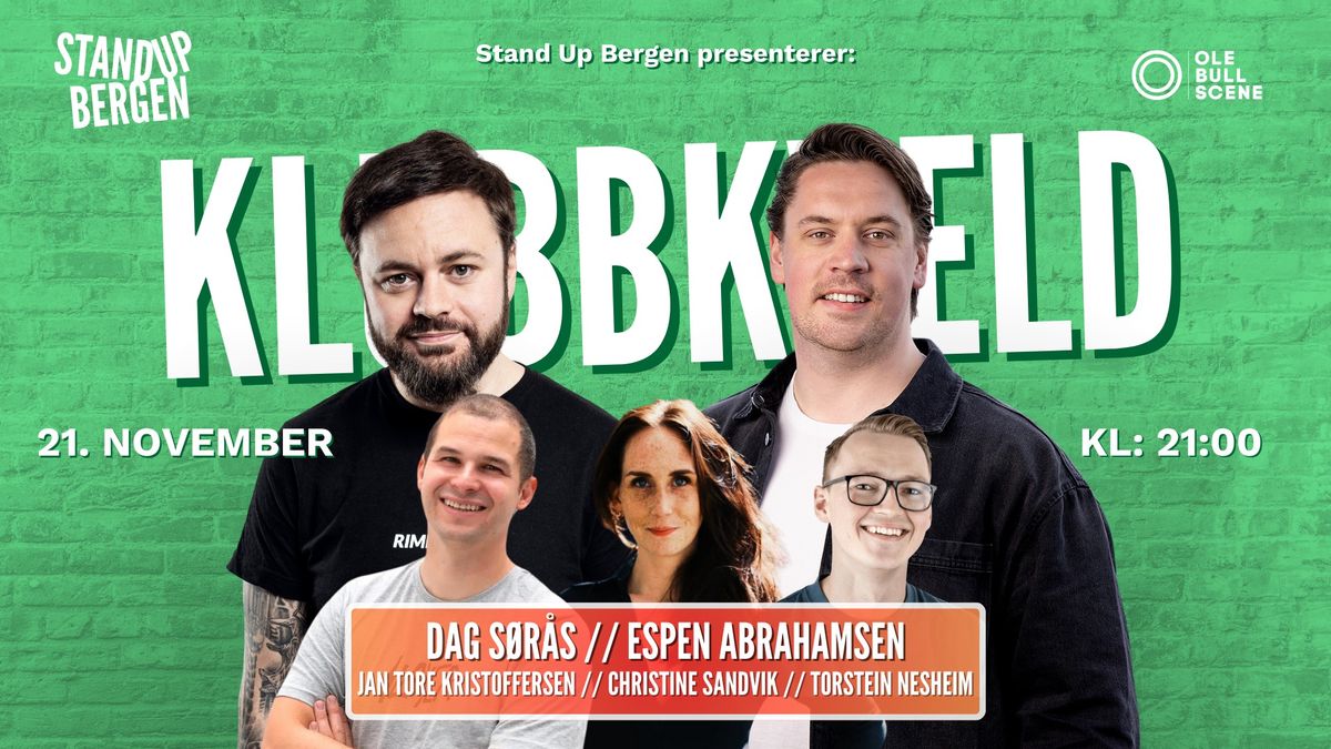 KLUBBKVELD MED STAND UP BERGEN