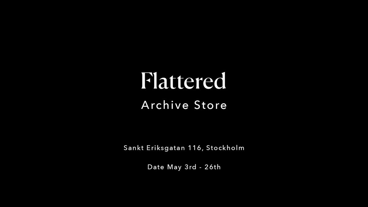 FLATTERED ARCHIVE SALE