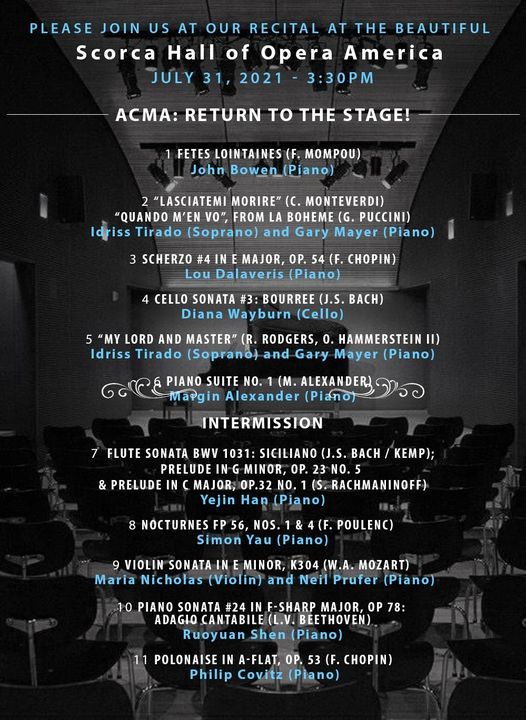 ACMA: RETURN TO THE STAGE!