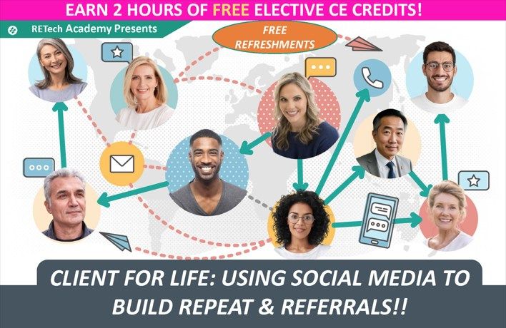 (MIAMI Global HQ) LIVE Event:  Client for Life - Using Social Media to Build