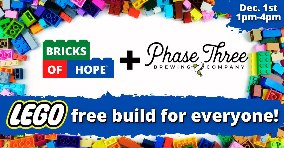 Buildapalooza + LEGO\u00ae Drive at Phase Three Brewing!