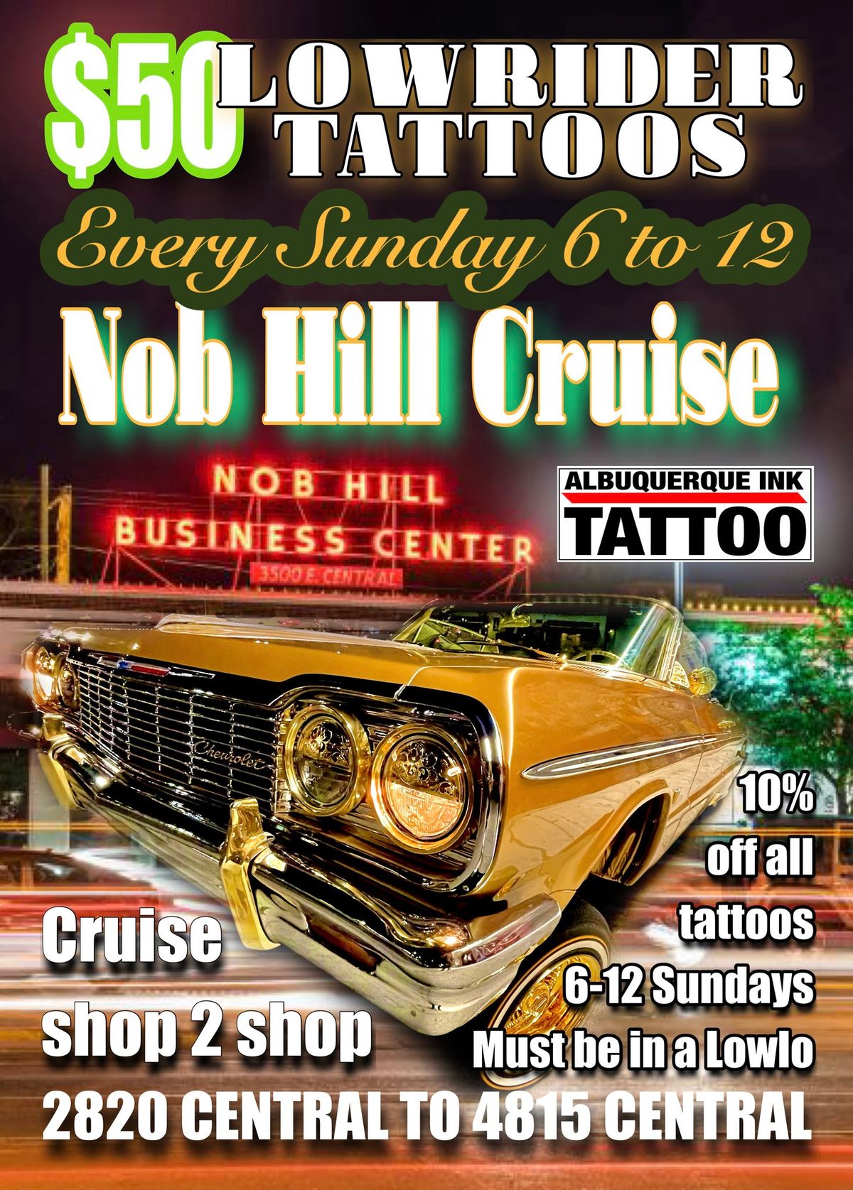 Nob hill cruise for tattoos 