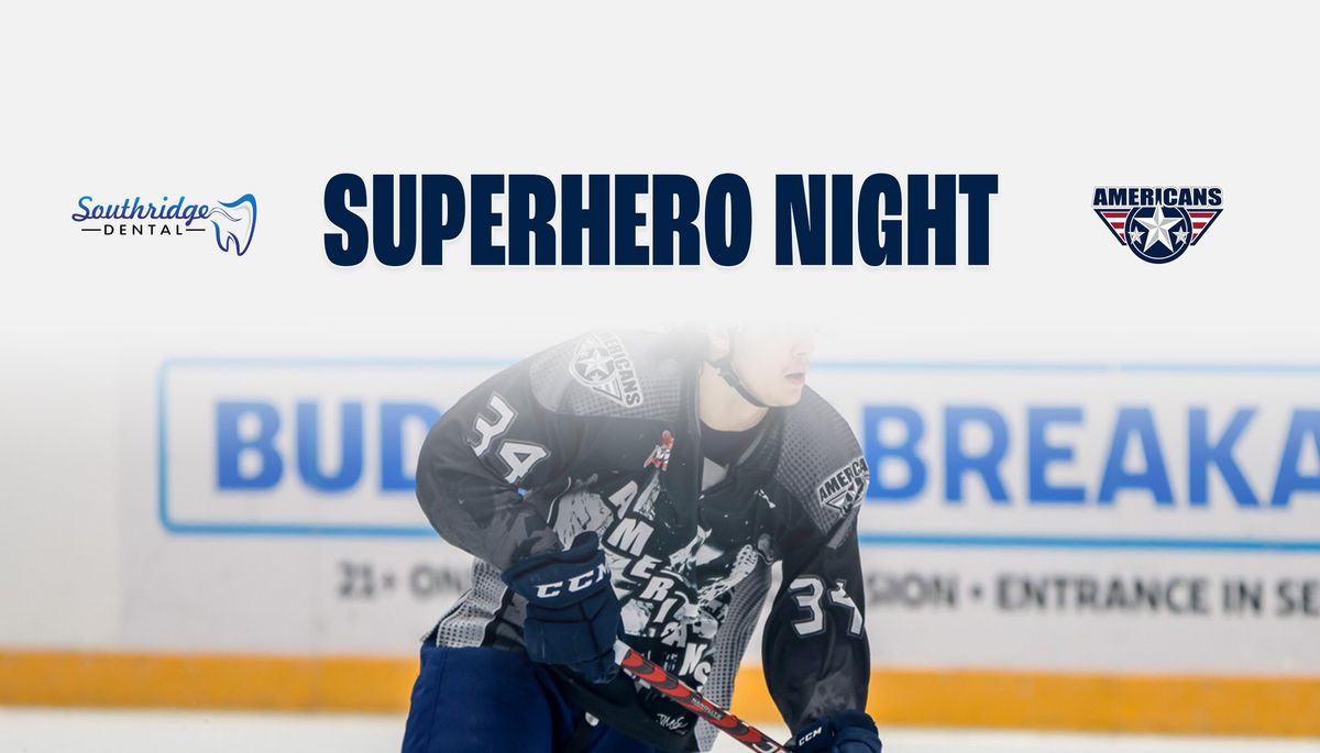 \ud83e\uddb8\u200d\u2642\ufe0f Tri-City Americans Superhero Night \ud83e\uddb8\u200d\u2642\ufe0f