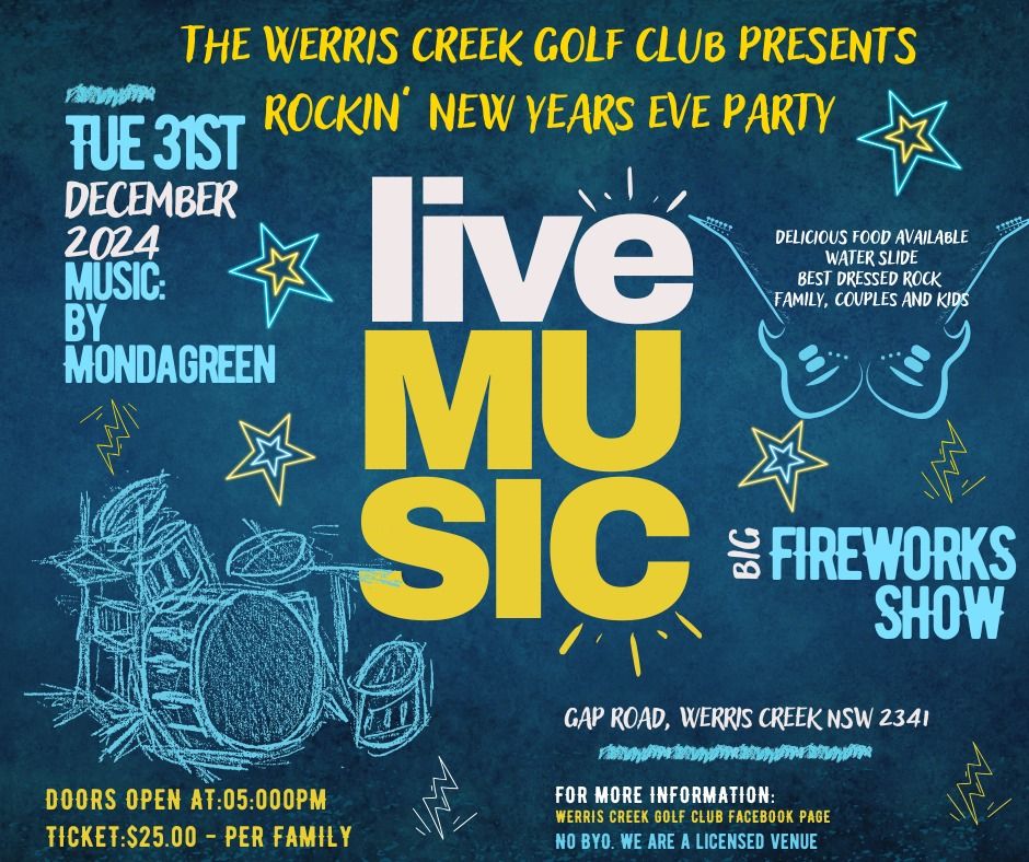 Werris Creek Golf Club - New Year's Eve Party 