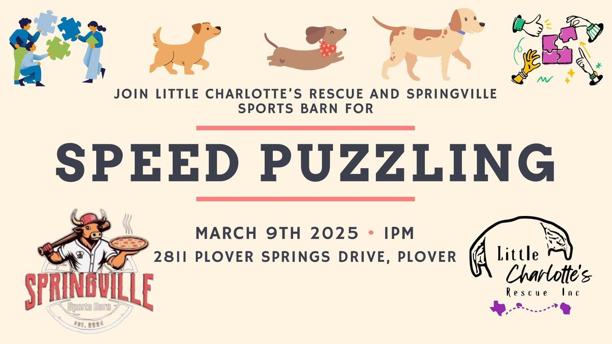 Speed Puzzling for Little Charlotte's Rescue 