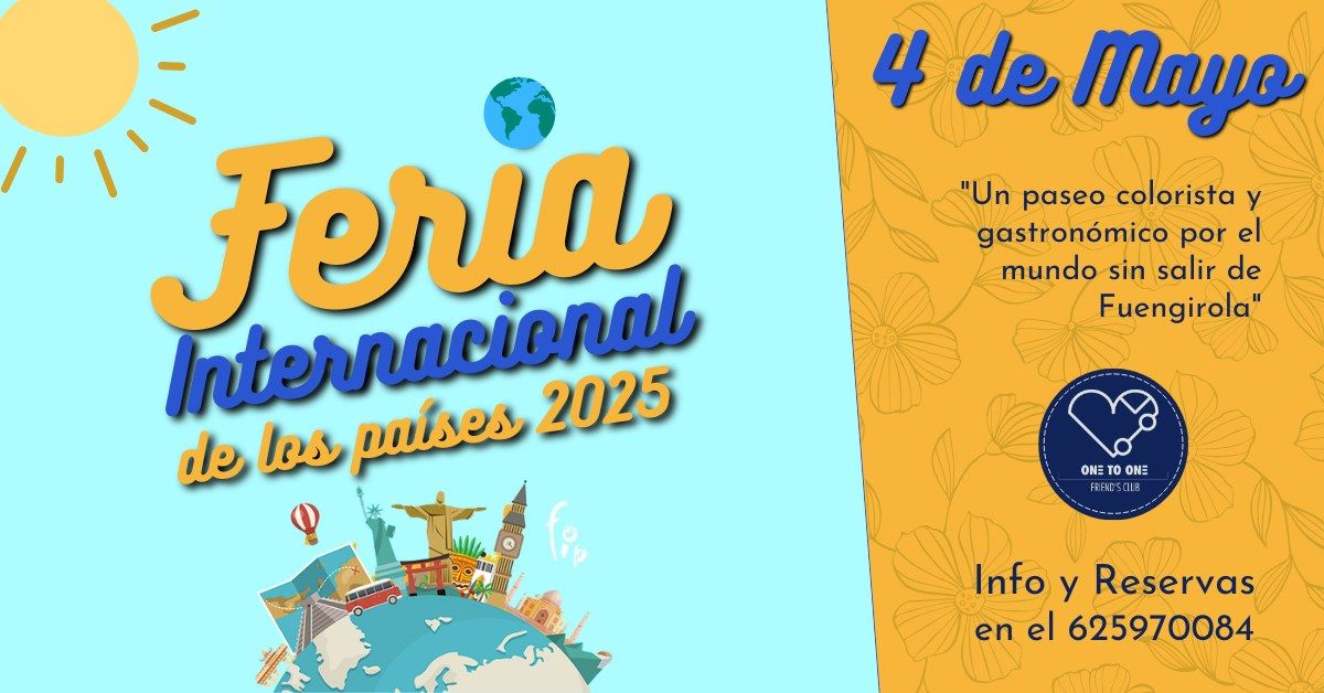 FERIA INTERNACIONAL DE LOS PA\u00cdSES 2025 PARA SINGLES