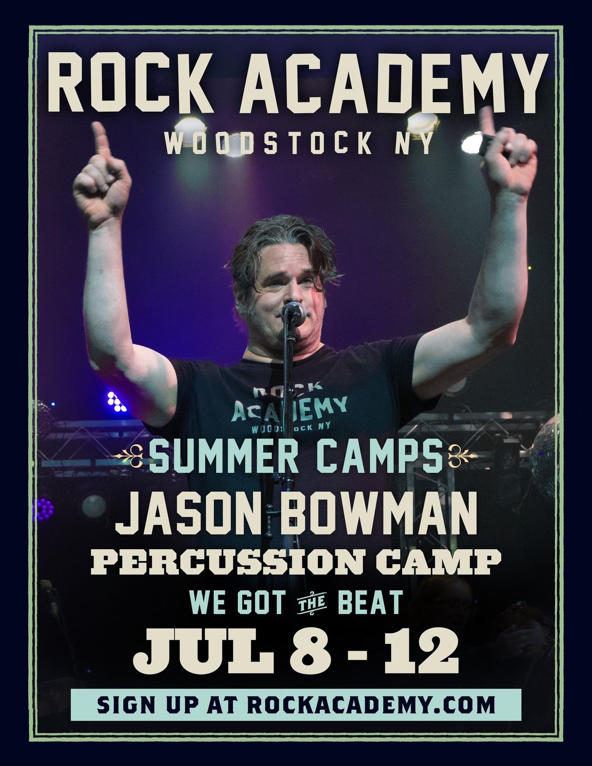 PERCUSSION CAMP with JASON BOWMAN Rock Academy Summver Camps 2024