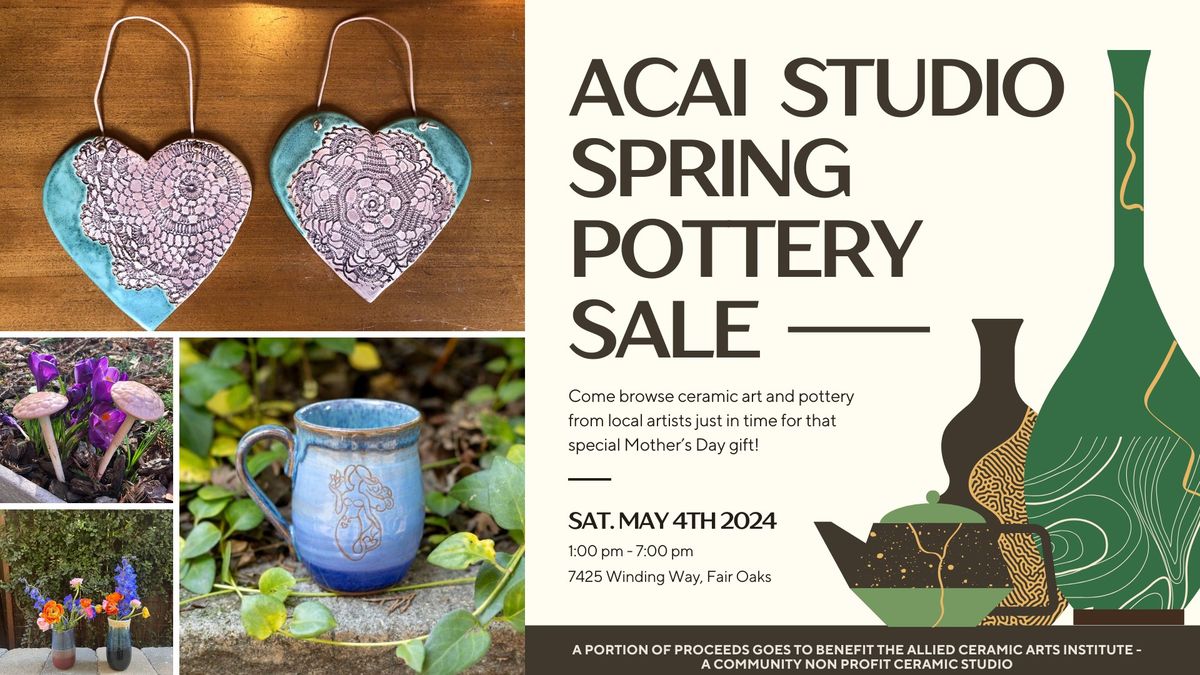 Spring Pottery Sale