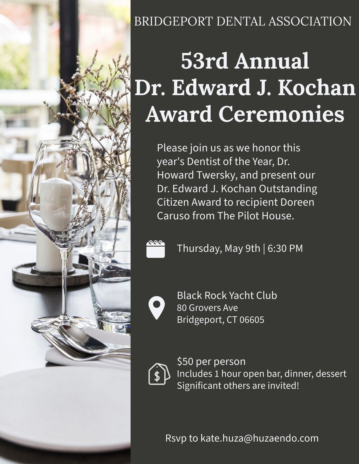 53rd Annual Dr. Edward J. Kochan Award Ceremonies