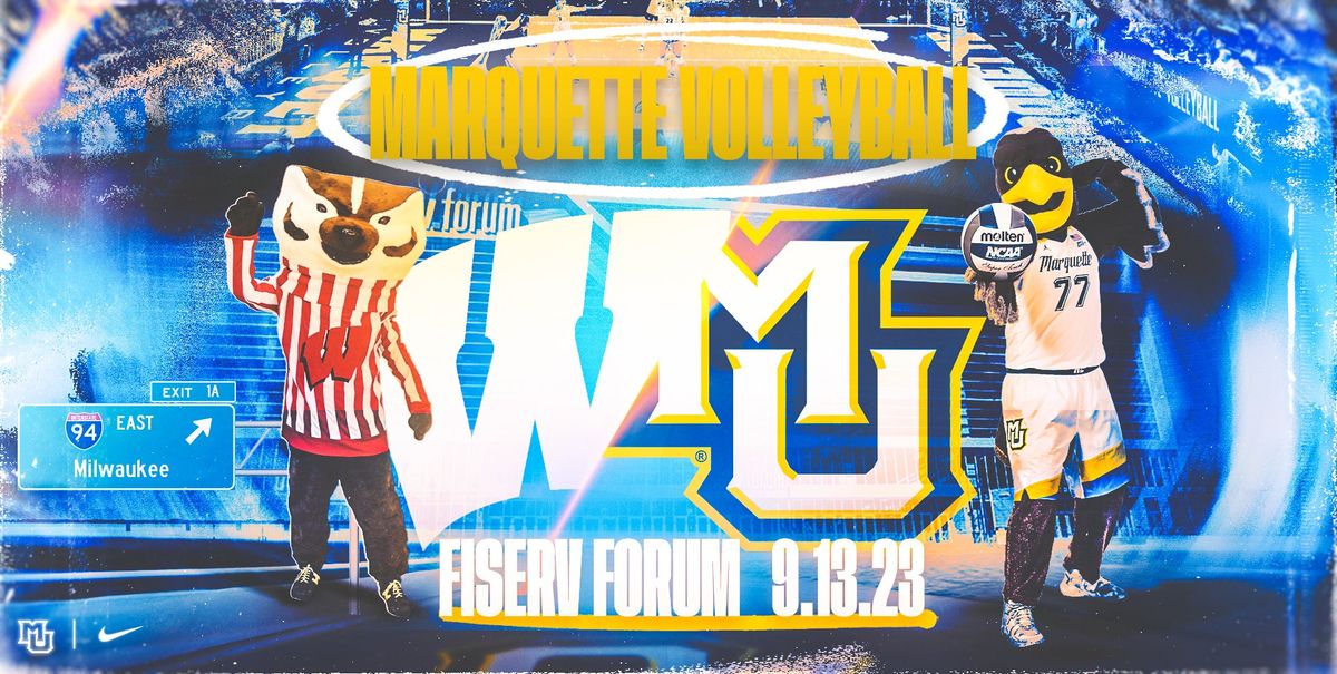 Wisconsin Badgers at Marquette Golden Eagles Womens Volleyball