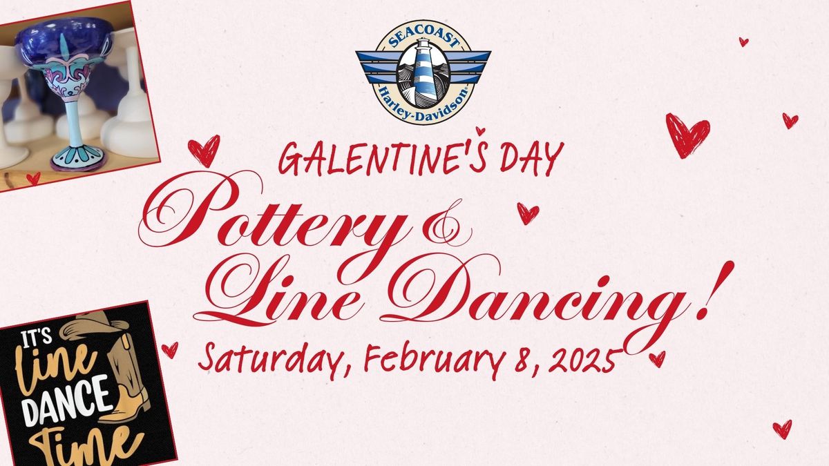 Galentine's Day - Pottery & Line Dancing