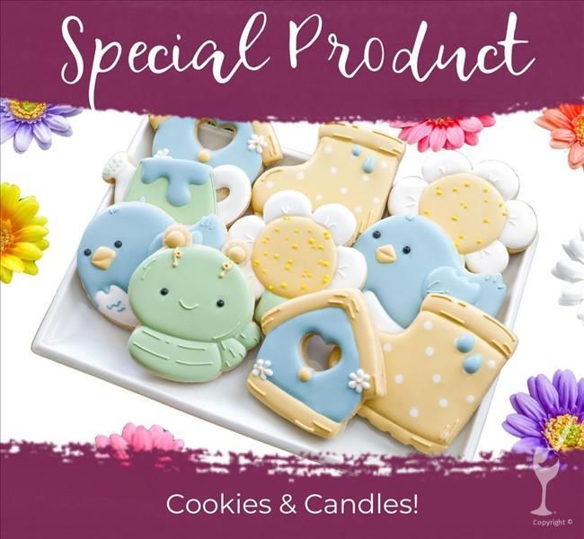 Create your Mother's Day Cookies and Candle!