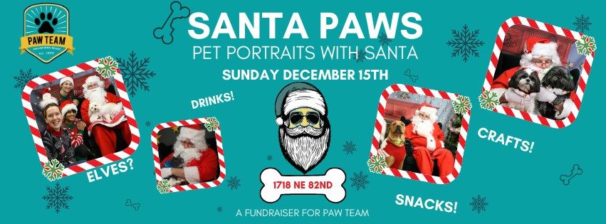 Pet Photos with Santa Paws