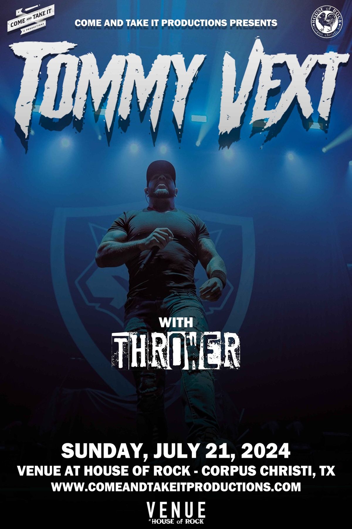 Tommy Vext, Thrower and more at House of Rock!