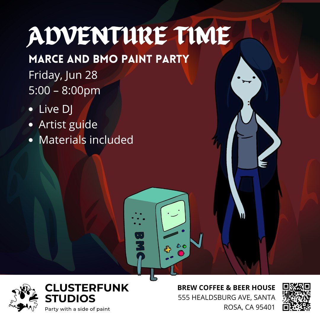 Adventure Time Paint Party!