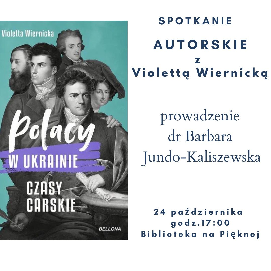 Spotkanie autorskie z Violett\u0105 Wiernick\u0105