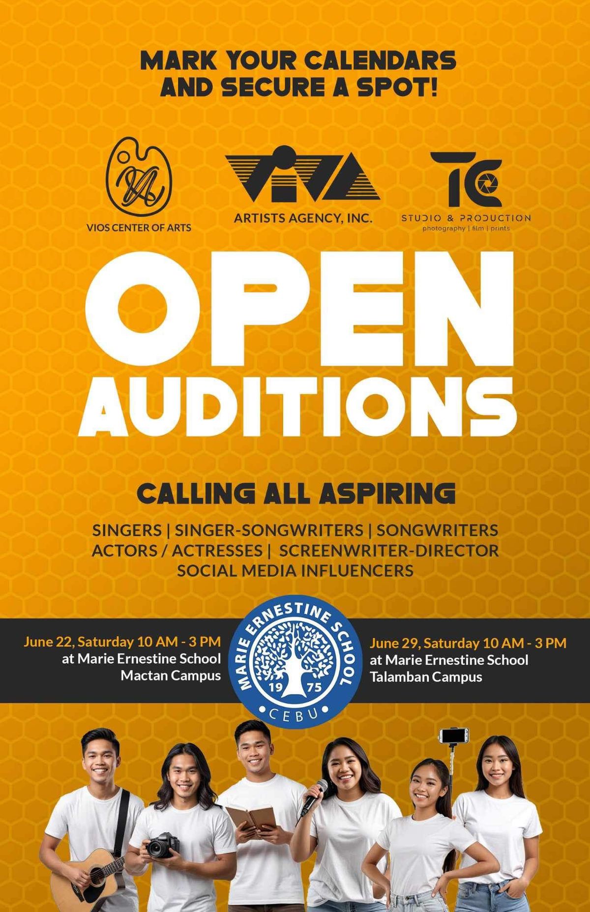VIVA Artists Agency, Inc. Open Auditions