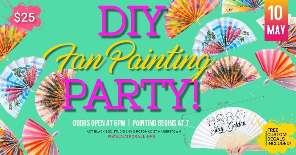 DIY Fan Painting Party