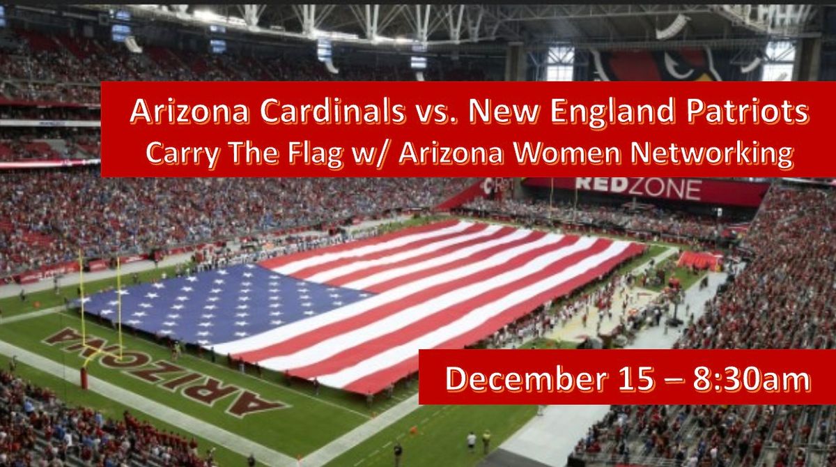 CARRY THE FLAG with Arizona Women & Men Networking! 