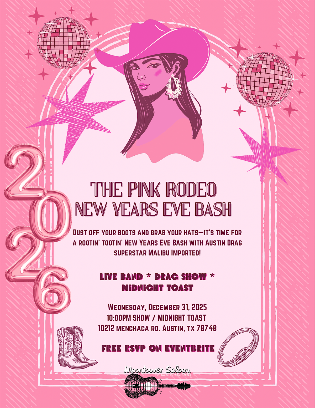 The Pink Rodeo New Years Bash!