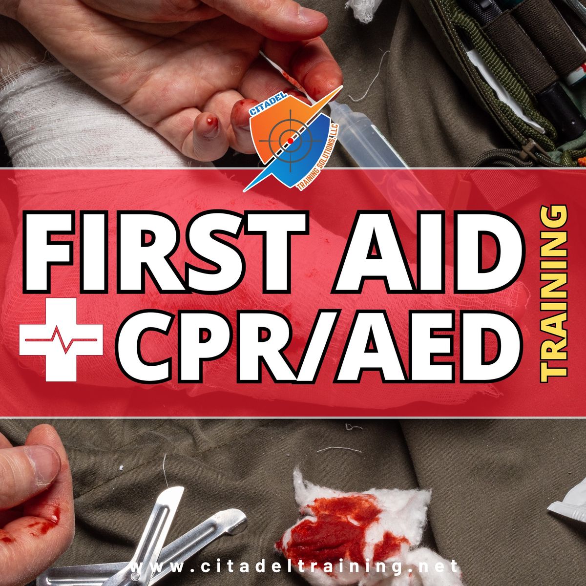 First Aid plus CPR\/AED Training