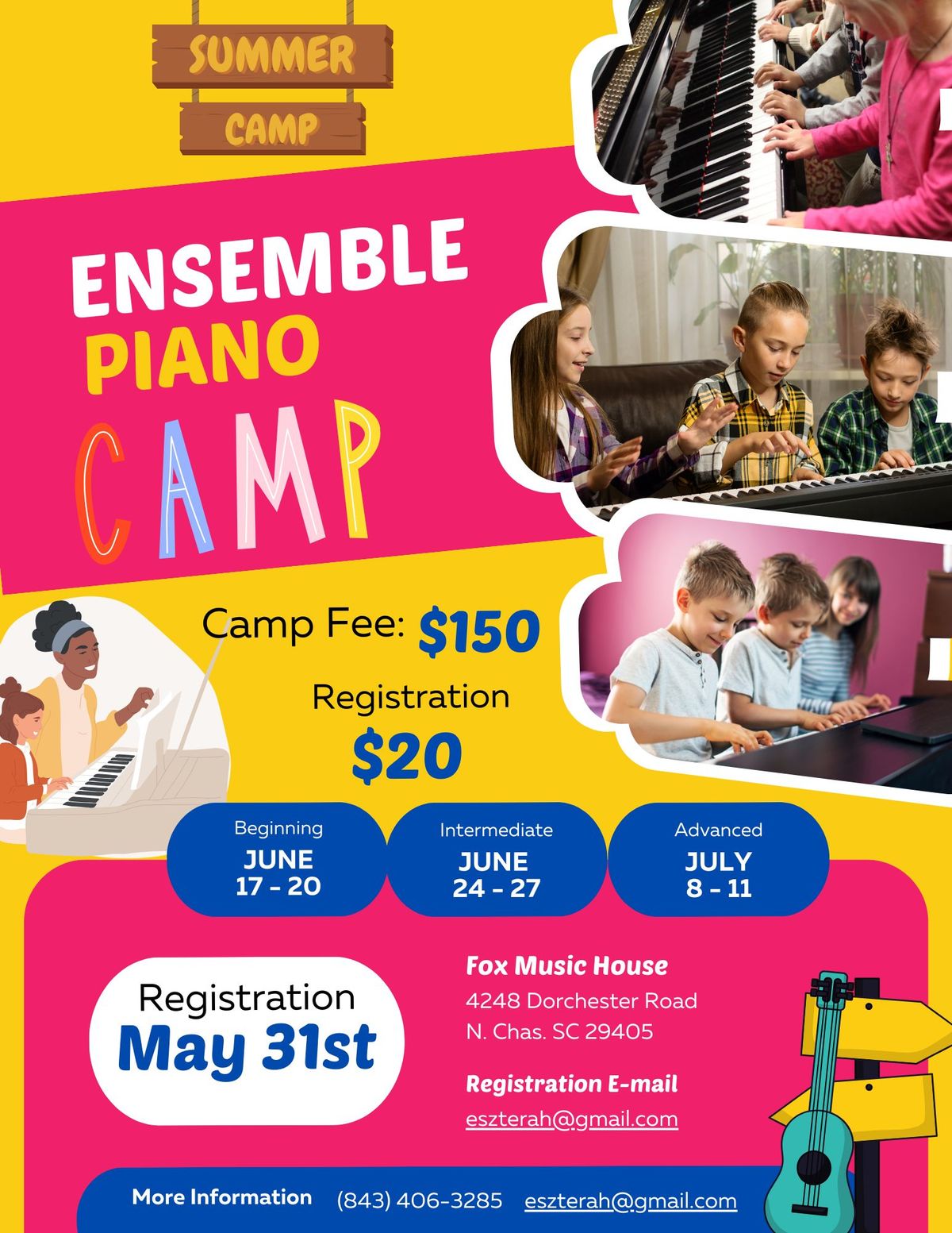 Summer Intermediate Piano Camp