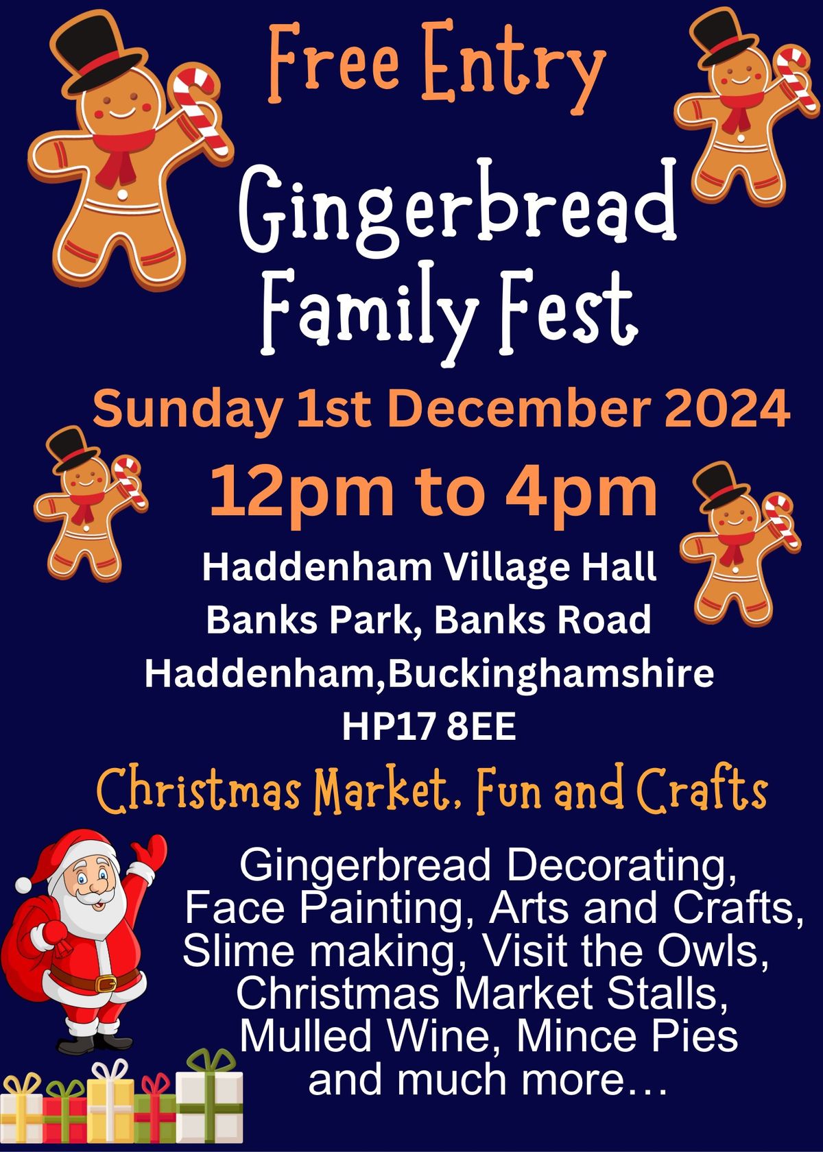 Gingerbread Fest Christmas Market in Haddenham 