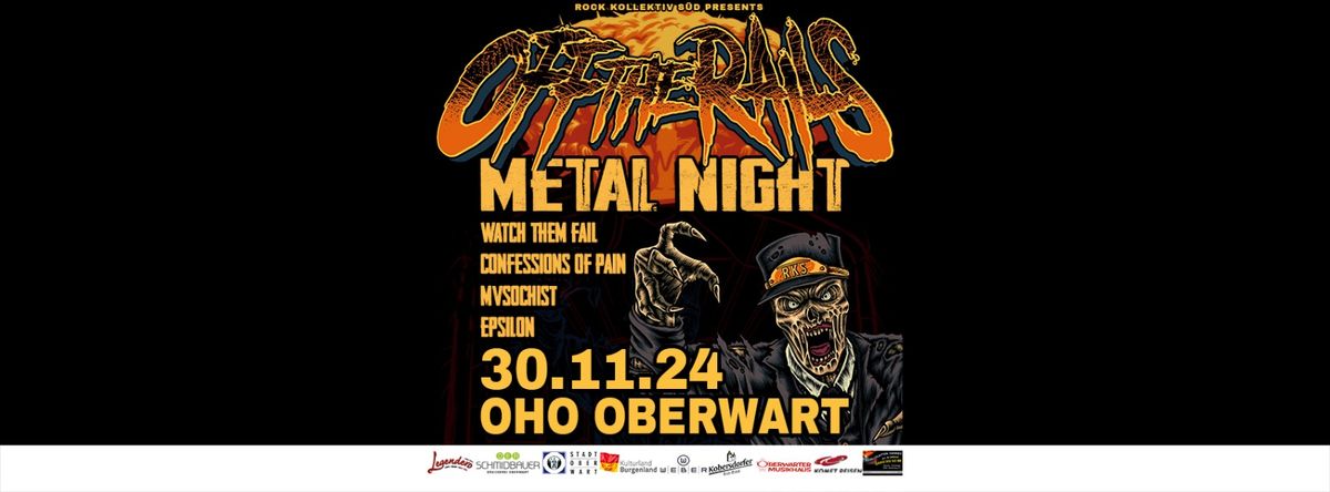 Off The Rails! Metal Night!